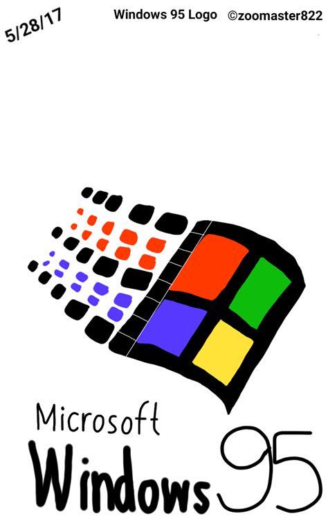 Windows 95 Logo by zoomaster822 on DeviantArt