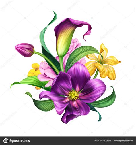 Purple Hawaiian Flowers Clip Art | Best Flower Site