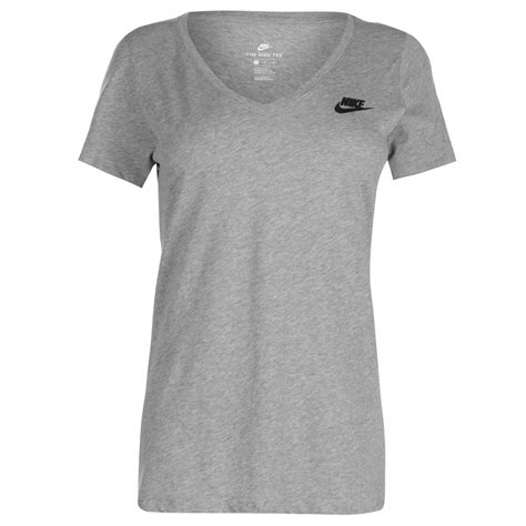 Womens Nike V Neck T Shirt Grey, T-Shirts | Nielsen Animal