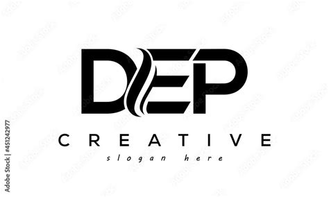 Letter DEP creative logo design vector Stock Vector | Adobe Stock