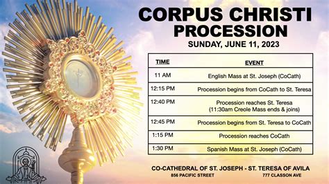 Diocesan Corpus Christi Procession - Catholic Gatherings