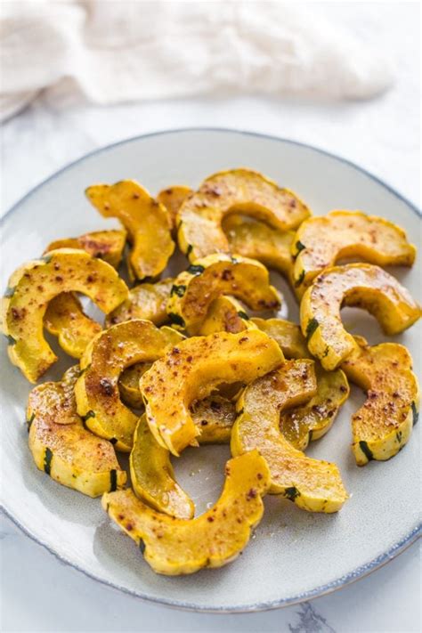 Roasted Delicata Squash 2 Ways - Food with Feeling