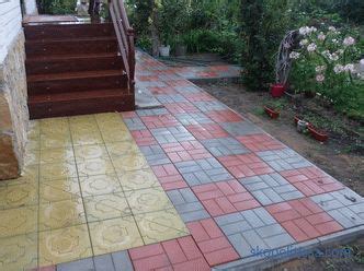 Curbstone in the landscaping of the backyard territory, the choice of material and installation ...
