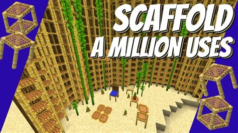 Scaffold In Minecraft: How to use Scaffold & Some Fun Building Ideas ...