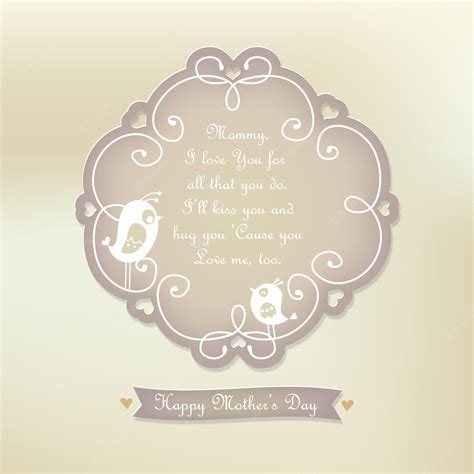 Free Vector | Mother's day quote background