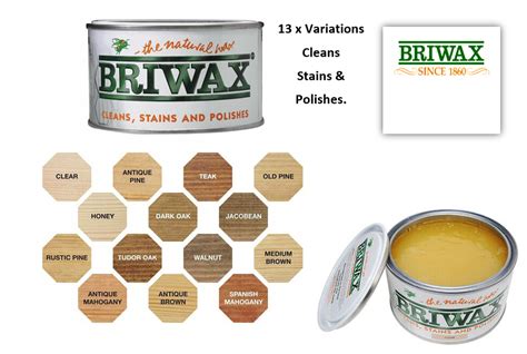 Briwax Original Wax Furniture Polish Cleaner Restorer 400ml {Old Pine ...