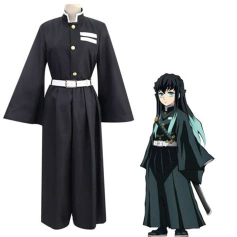 Anime Cosplay Muichiro Demon Slayer Costume Tokito Outfit | eBay