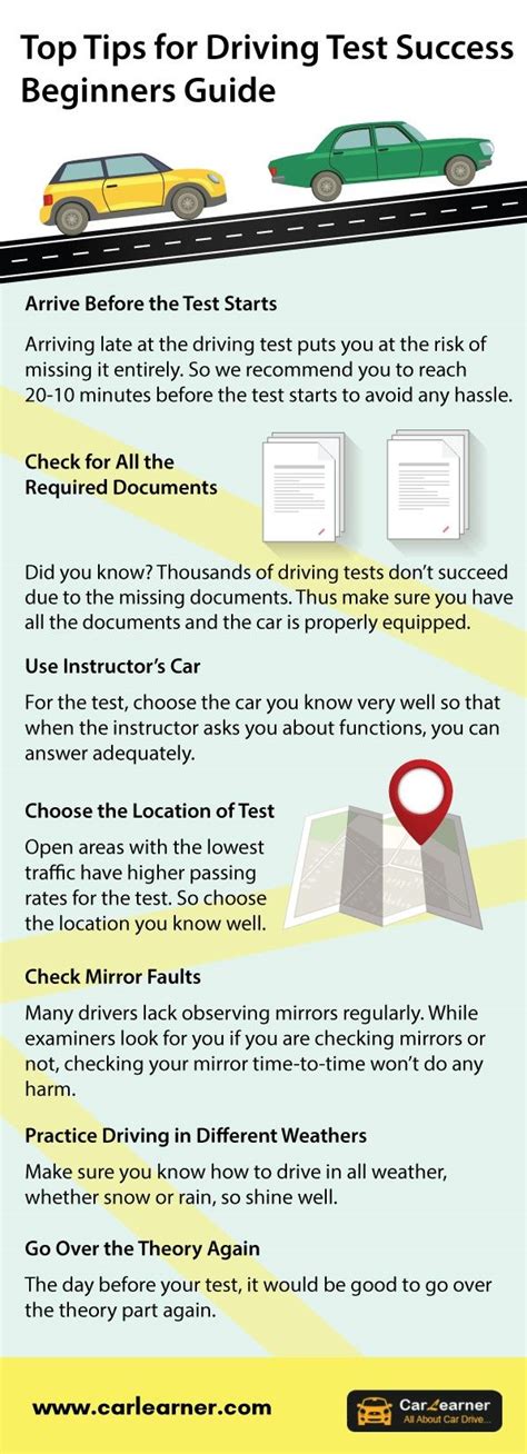 Top Tips for Driving Test Success | Beginners Guide | Driving tips for ...