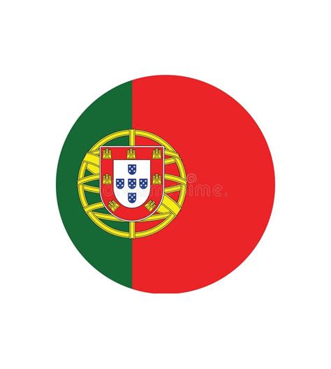 National Portugal Flag, Official Colors and Proportion Correctly. National Portugal Flag. Vector ...