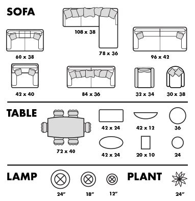 Furniture Design - Floor Plan Symbols