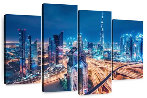 Futuristic Dubai Skyline Wall Art Photography - vrogue.co