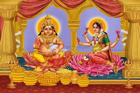 Happy Dhanteras Images Of Lord Kuber And Goddess Laxmi Ji | Images and ...