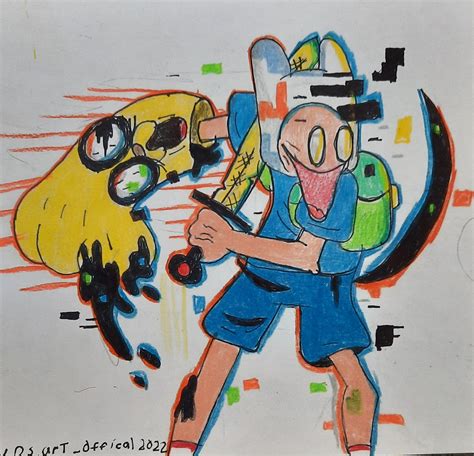 I draw corrupted finn and jake cus I was bored : r/Pibby