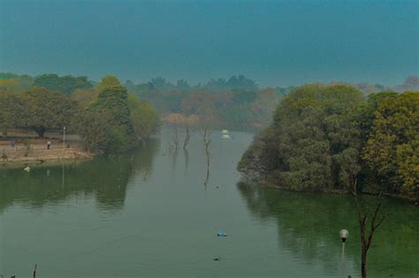 A Mesmerizing View Of Hauz Khas Lake And Garden From The Hauz Khas Fort At Hauz Khas Village At ...