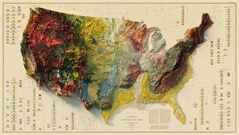 Cartographer Sean Conway Creates Vintage Relief Maps
