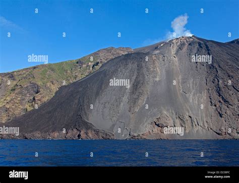 Volcano Stromboli, Aeolian Islands, Italy Stock Photo - Alamy