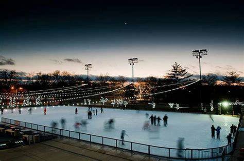 Steinberg Rink | Outdoor ice skating, Forest park, Skating rink