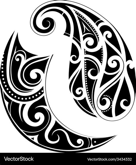 Maori Tribal Tattoo Vector