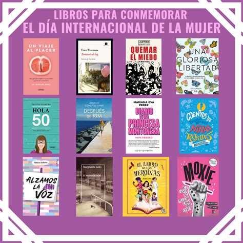 Libros para conmemorar el Día Internacional de la Mujer