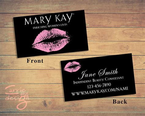 Mary Kay Business Cards / Mary Kay Business Card 04 | Tarjetas de presentacion ... : Design ...