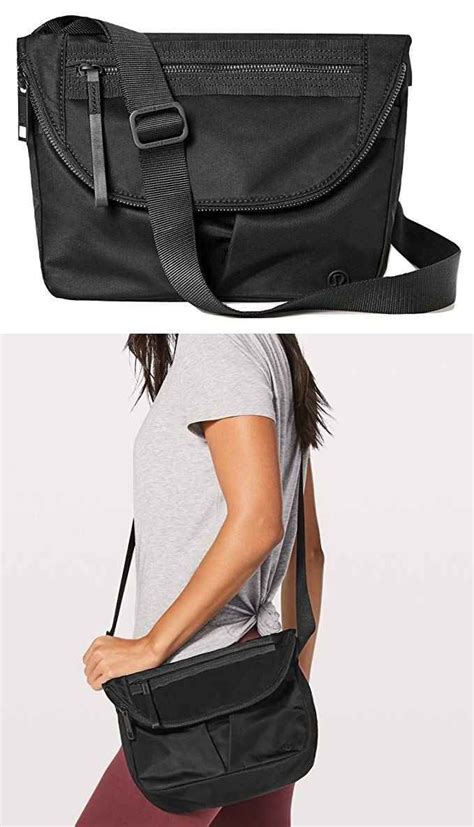 Lululemon Festival Bag 2 Black Handbag Purse Travel | Festival bag ...