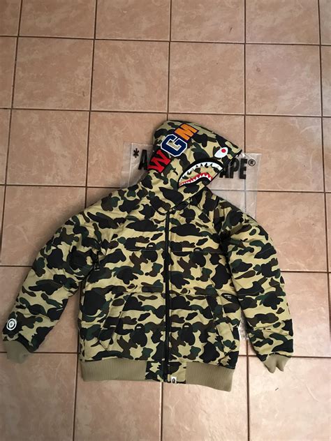 [WTS] Bape 1st yellow camo fown Jacket Sz XL- 9.5/10 condition : r/Bape