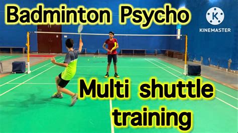 Badminton Multi shuttle training - YouTube