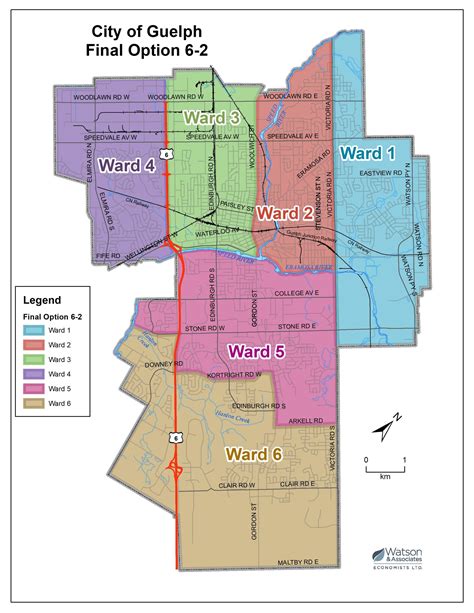 Ward boundaries - City of Guelph