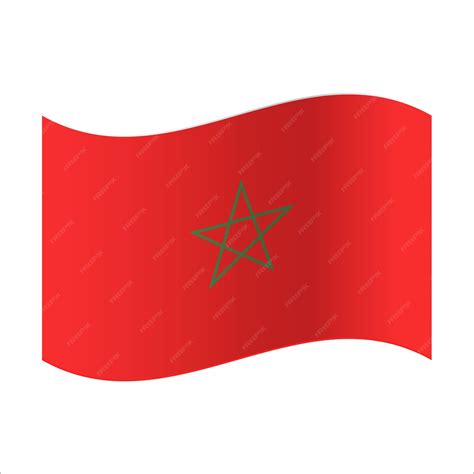 Premium Vector | Morocco flag