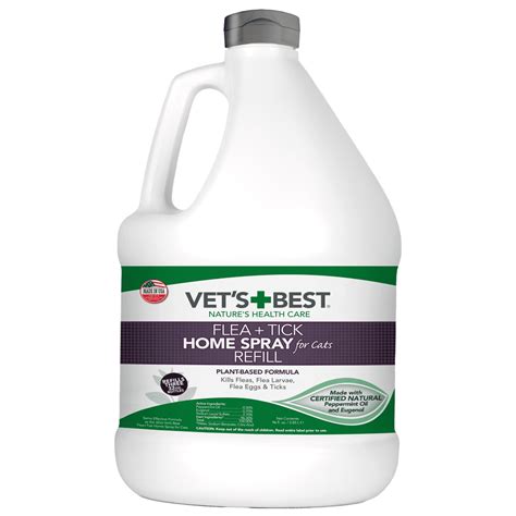 Vet's Best Flea and Tick Home Spray for Cats | Flea Treatment for Cats ...