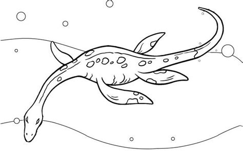 Plesiosaurus facts coloring page | Coloring pages, Dinosaur coloring ...