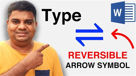 How to Make Reversible Reaction Symbol in Word [ ⇌ ] - YouTube