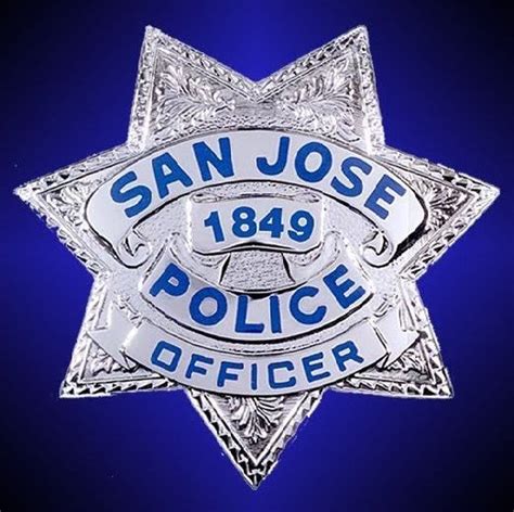 San Jose Police Department Badge, US State of California | Police badge ...