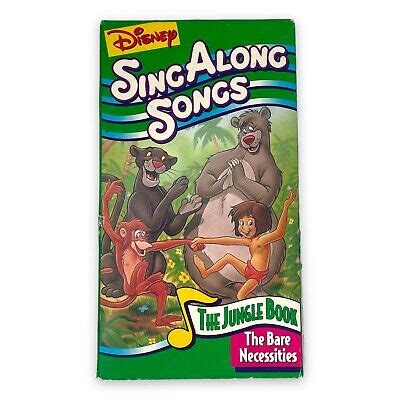 DISNEYS SING ALONG Songs - The Jungle Book: The Bare Necessities (VHS ...