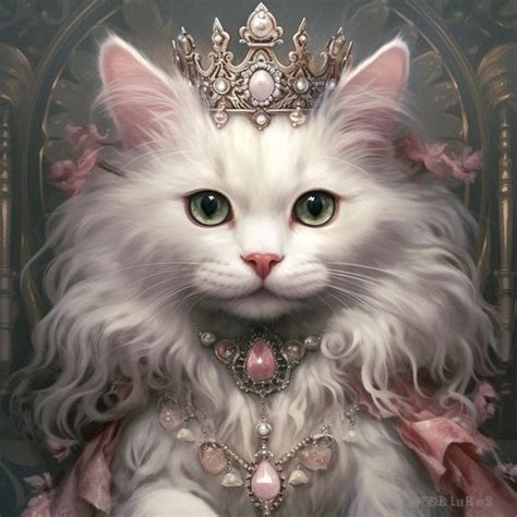 Fancy Cat with Tiara