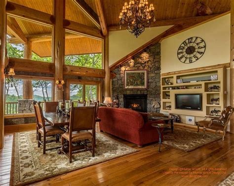 22 Luxurious Log Cabin Interiors You HAVE To See - Log Cabin Hub