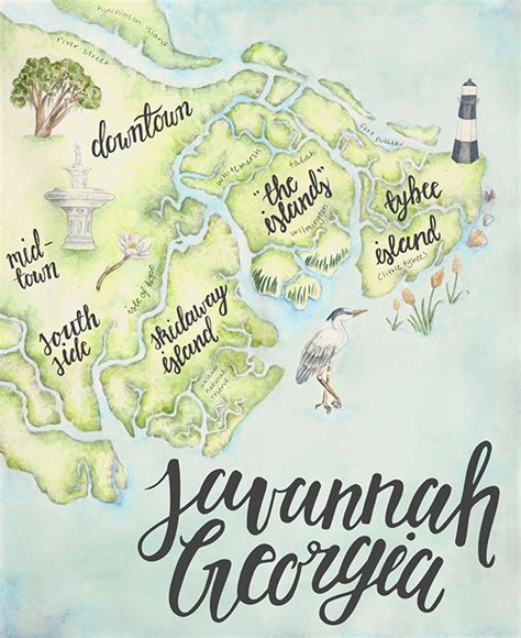 Savannah Ga Map on SCAD Portfolios