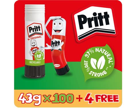 Pritt Stick 43gx100-4FreeStick - Findel A & D | Cost Cutters UK