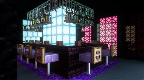 Cyberpunk Bar Minecraft Map Plans Minecraft, Minecraft Shops, Minecraft Cottage, Cute Minecraft ...