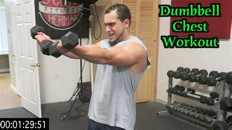 Intense 5 Minute Dumbbell Chest Workout - YouTube