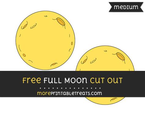 Full Moon Cut Out – Medium