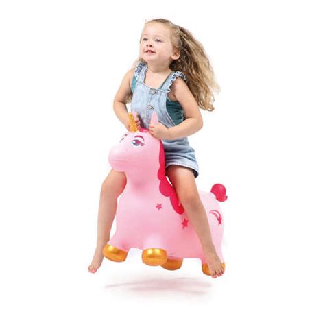 Ballon sauteur licorne magique - Rose LUDI, Vente en ligne de Jouet d ...