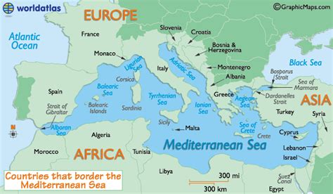 Mediterranean Sea | Mediterranean sea, Map of the mediterranean, Italy sea