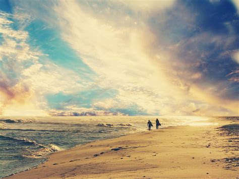 WallSheets: A Walk on the Beach | Desktop Wallpapers and Backgrounds