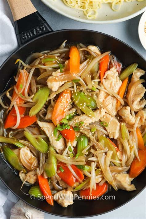 Chicken Chop Suey Recipe / Pork Chop Suey Recipe | Chow mein recipe ...