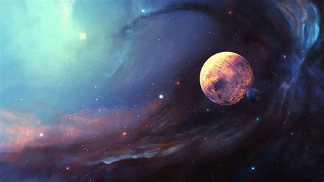 1920x1080 5K Space Wallpaper (25+ images) | Moon stars art, Planets ...