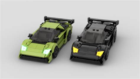 LEGO MOC Lamborghini Aventador by Alex_Qwerty | Rebrickable - Build ...