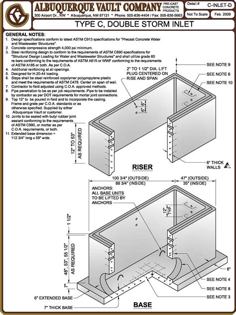 Storm Drainage – Precast Concrete Supplier Albuquerque NM Manholes ...