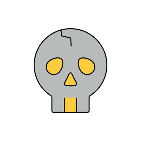 Halloween evil skull icon 11998785 Vector Art at Vecteezy