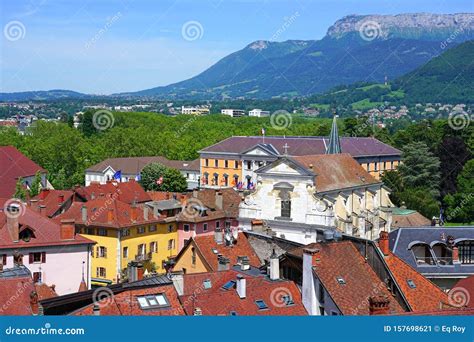 Rooftops Over Old Annecy Seen from the Annecy Castle in Annecy, Haute Savoie, France Editorial ...